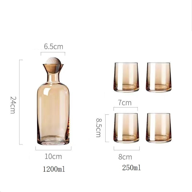 Jarra & Copos Florença - Jogo 5pcs