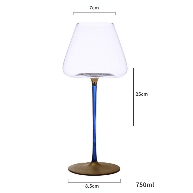 Jogo 2pcs taças em cristal Kea - design moderno