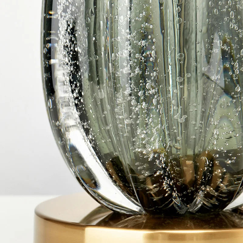 Luminária de mesa base murano