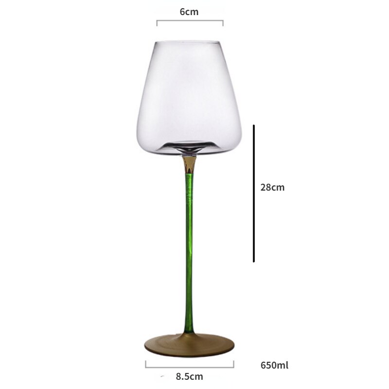 Jogo 2pcs taças em cristal Kea - design moderno