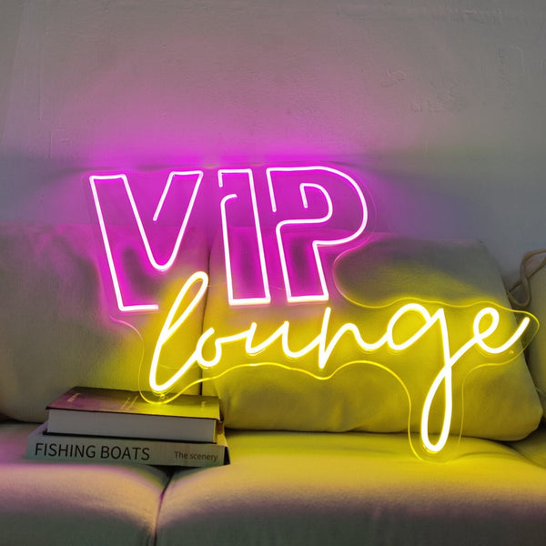Neon VIP Lounge - 60cmx44cm