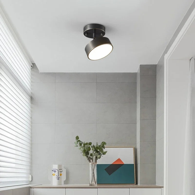 Luminária de teto em Led - Dourado ou Preto