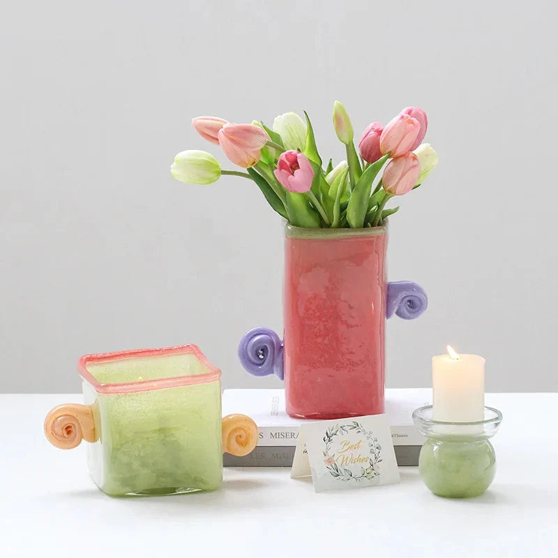 Vasos em vidro Mykonos - 02 Modelos