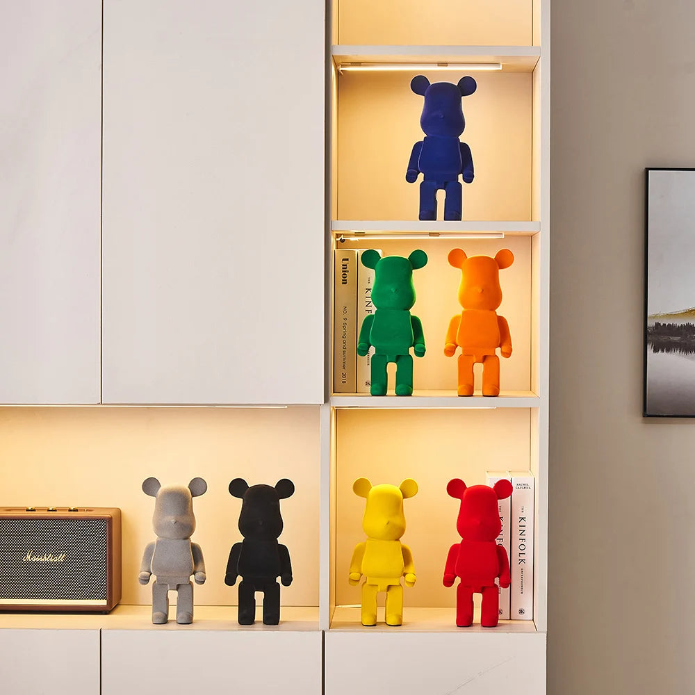 Esculturas modernas Bricks - revestimento aveludado