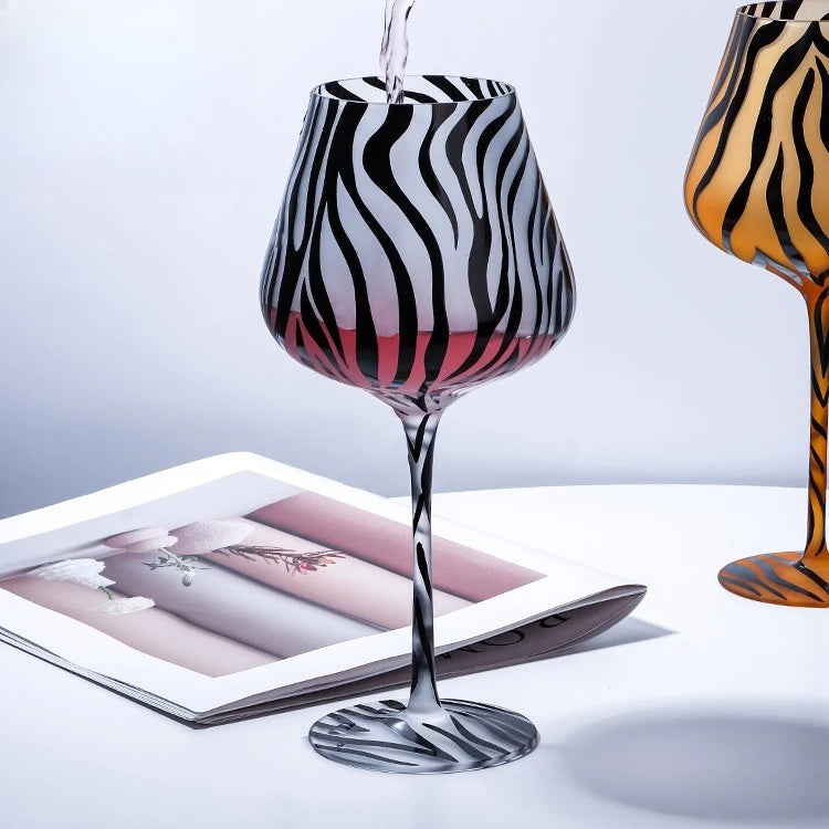 Taças em cristal Animal Print - Individual ou Jogo 2pcs