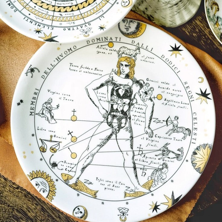 Pratos decorativos Da Vinci - cerâmica e porcelana