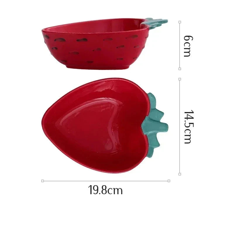 Prato e Bowl Fruta - 04 modelos pintados à mão