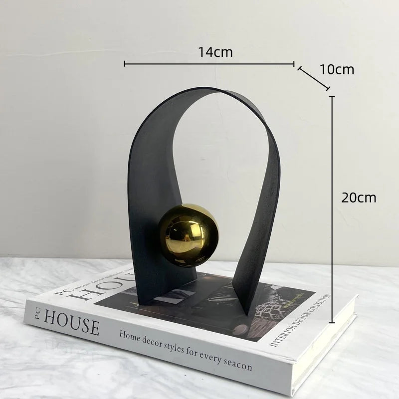 Adornos decorativos em Metal - design moderno