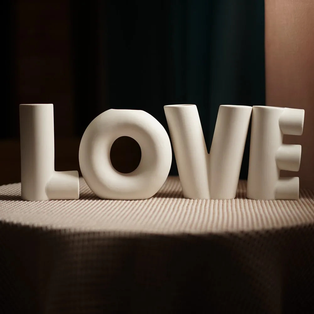 Jogo 4pcs Vasos L.O.V.E