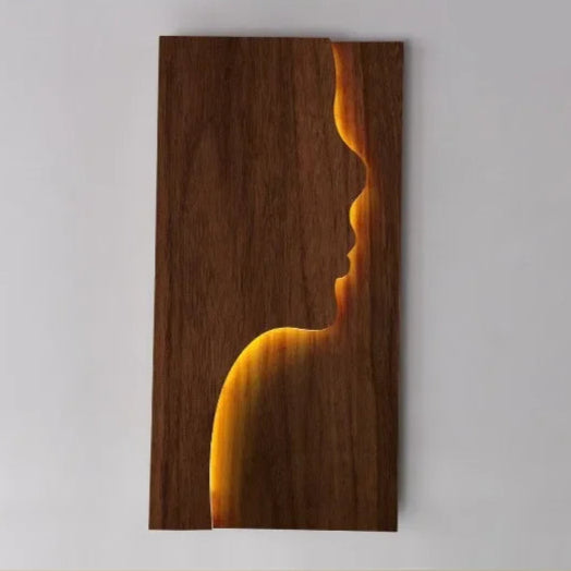 Iluminação de parede Formas - em madeira