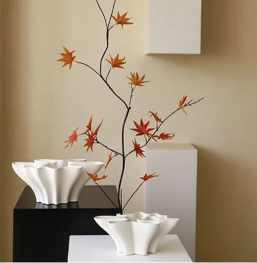 Vaso em cerâmica Corais - 02 Tamanhos