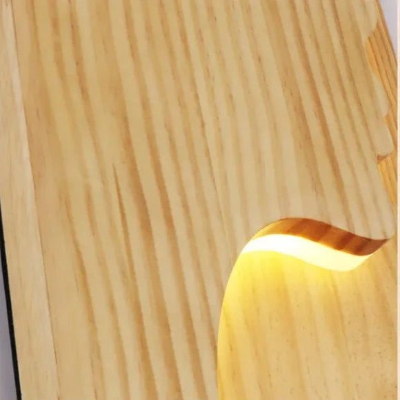 Iluminação de parede Formas - em madeira