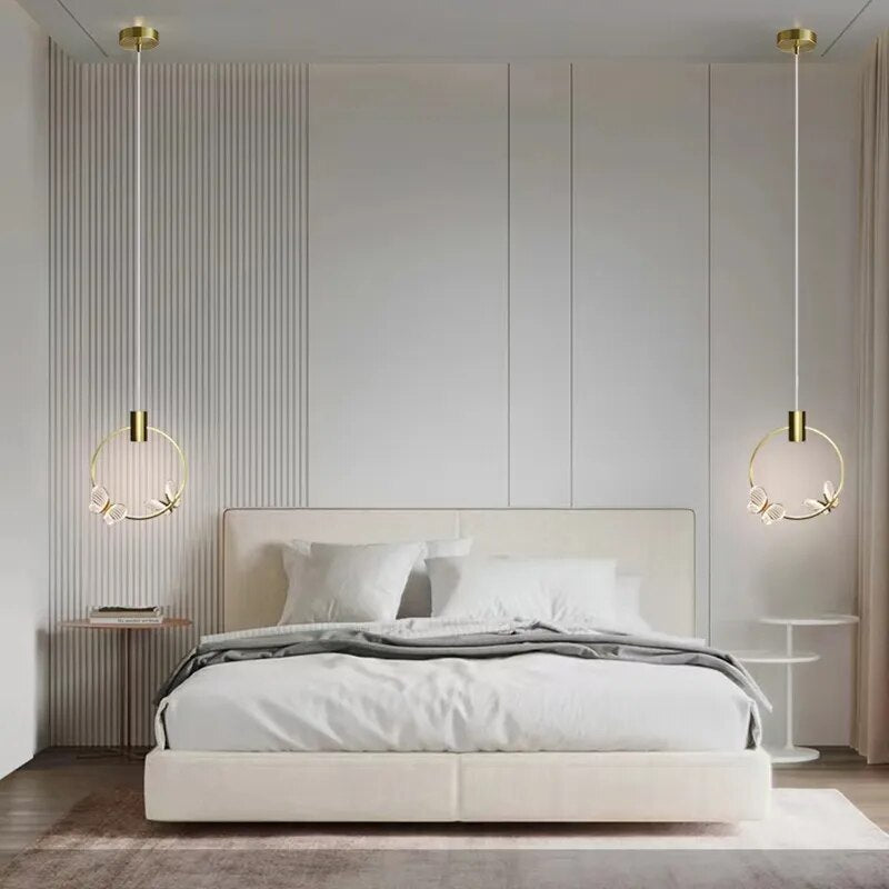 Linha de iluminação Mini Borboletas - criativo e elegante