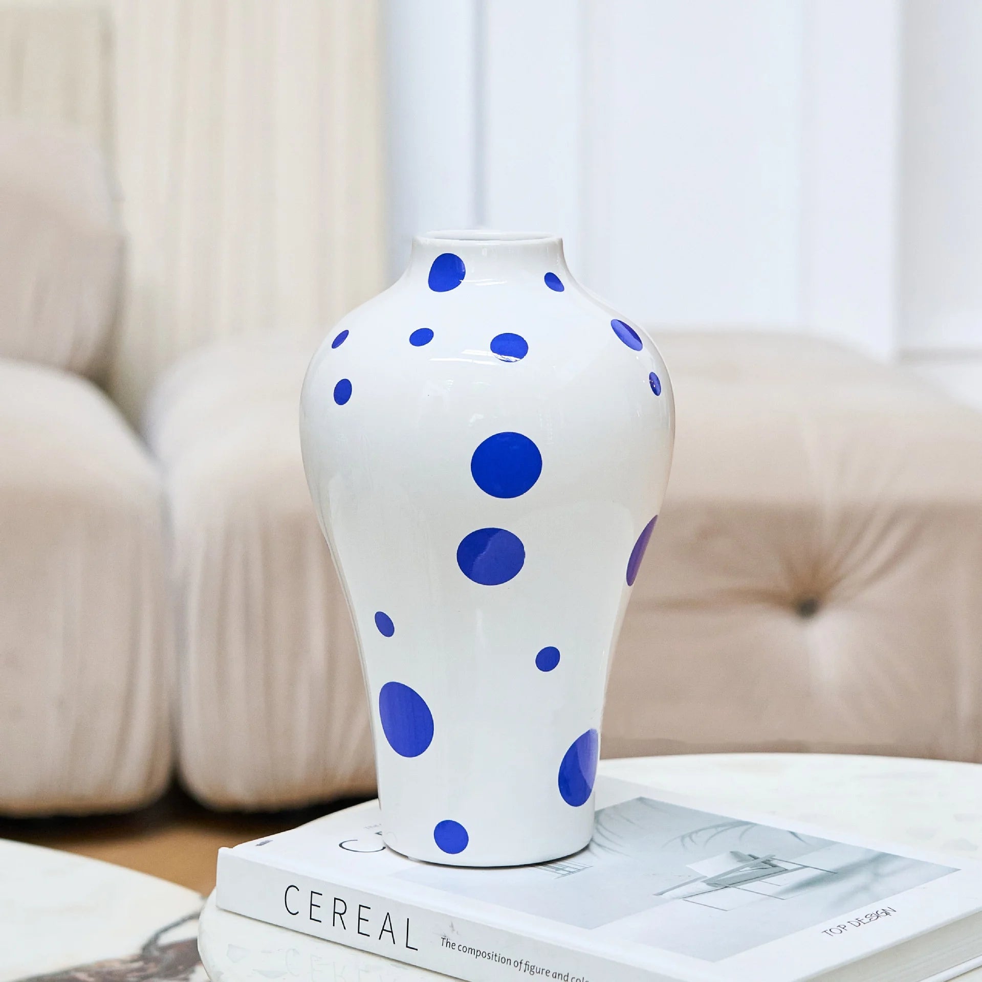 Linha de vasos Blue Ivy - em porcelana