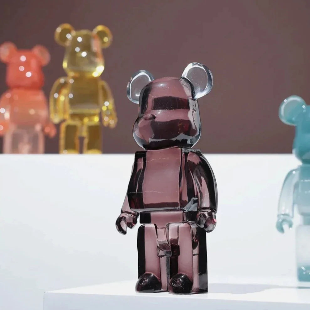 Escultura decorativa Bricks Transparentes - toy art