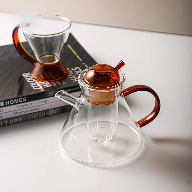 Bule com infusor & Xícaras Tóquio - Jogo 3pcs