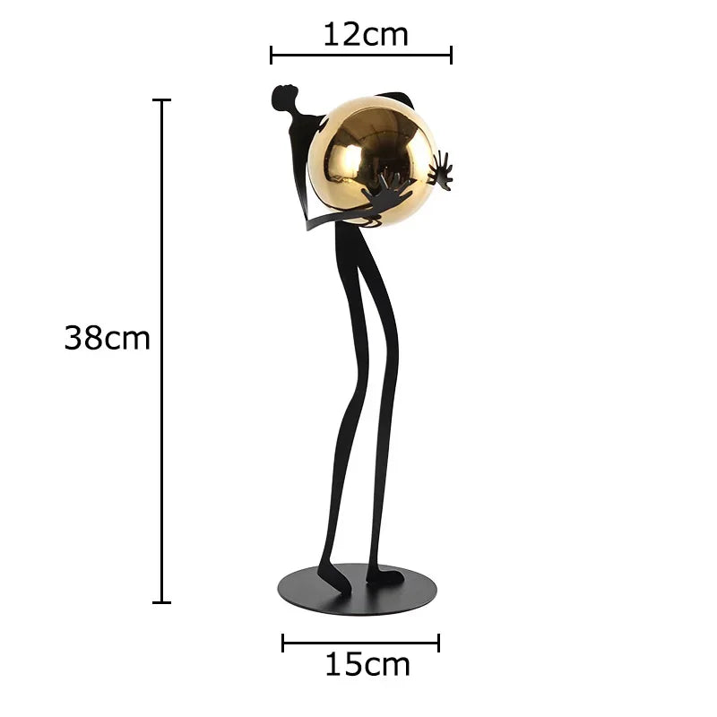 Esculturas Nuovo Mondo em metal - 02 modelos