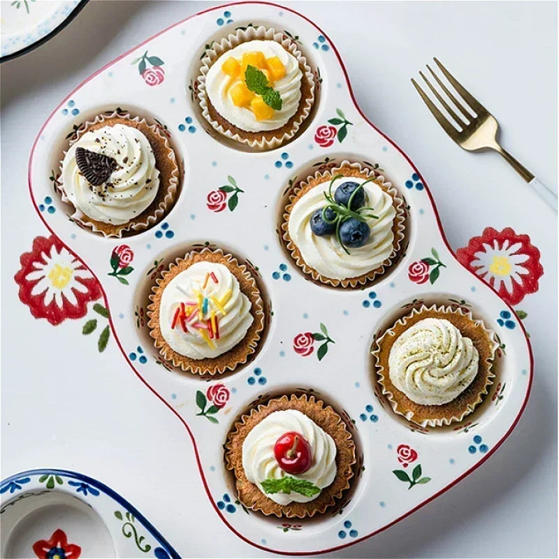 Assadeira em cerâmica Blossom - cupcake
