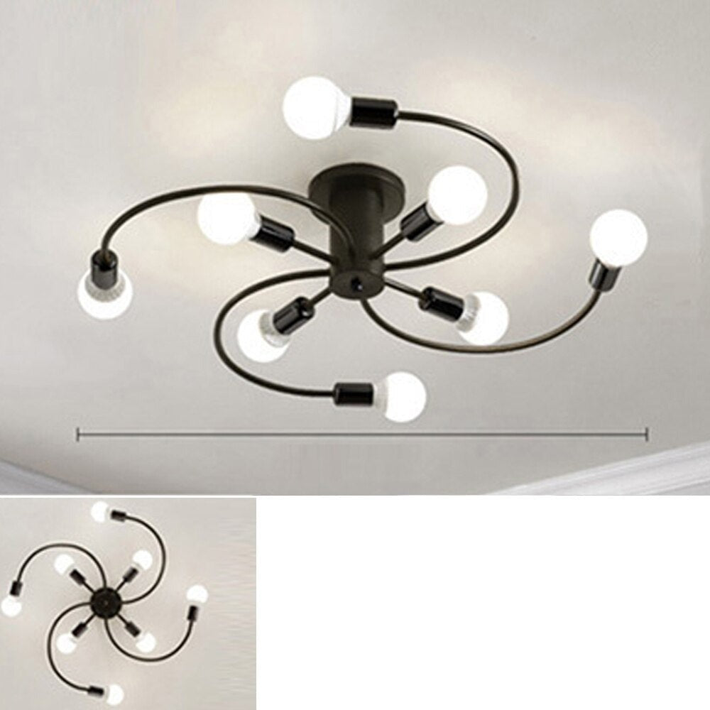 Luminária de teto Curvas - moderno e elegante