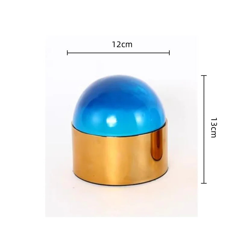 Caixa em metal com Esfera Cristal Colors