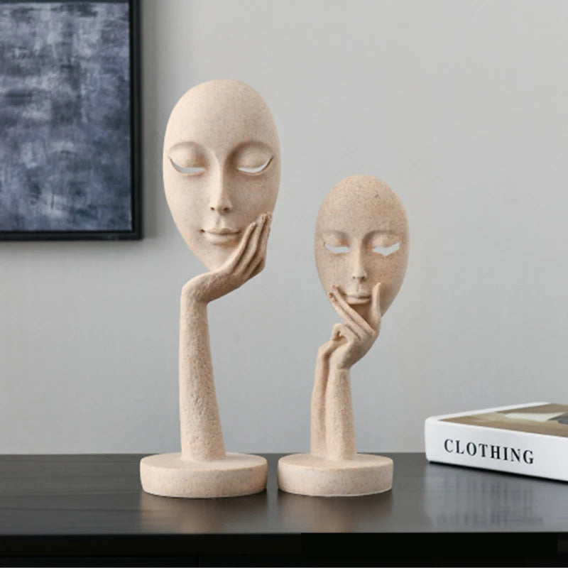 Escultura Masks Areia - 02 Modelos