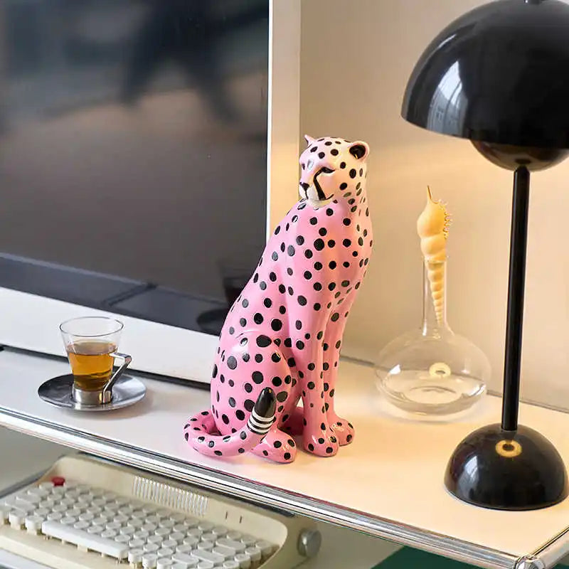 Escultura Pink Pantera - 38cmx22cm