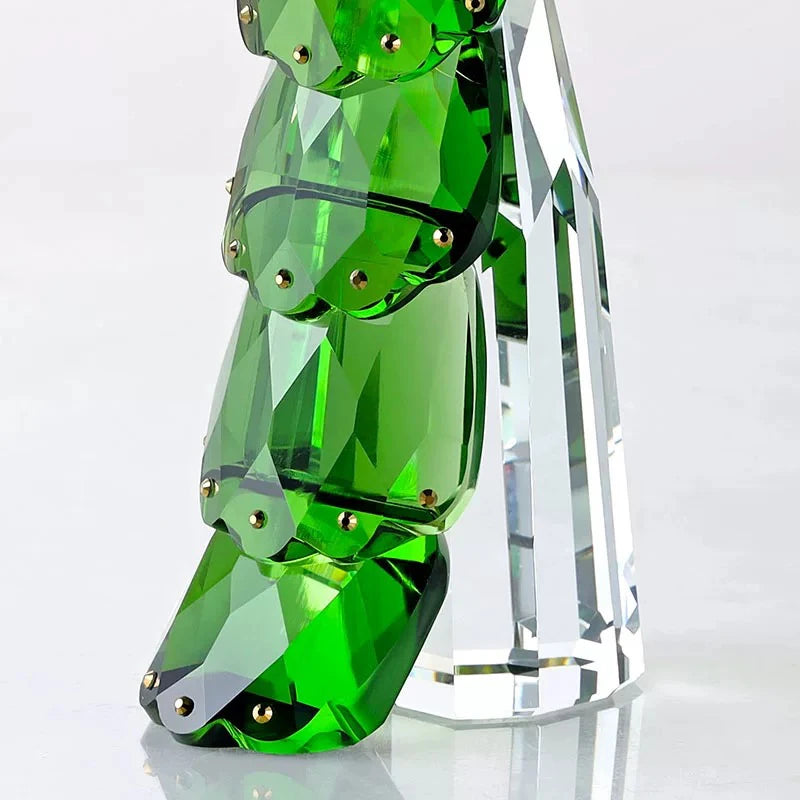 Escultura em vidro Pavão