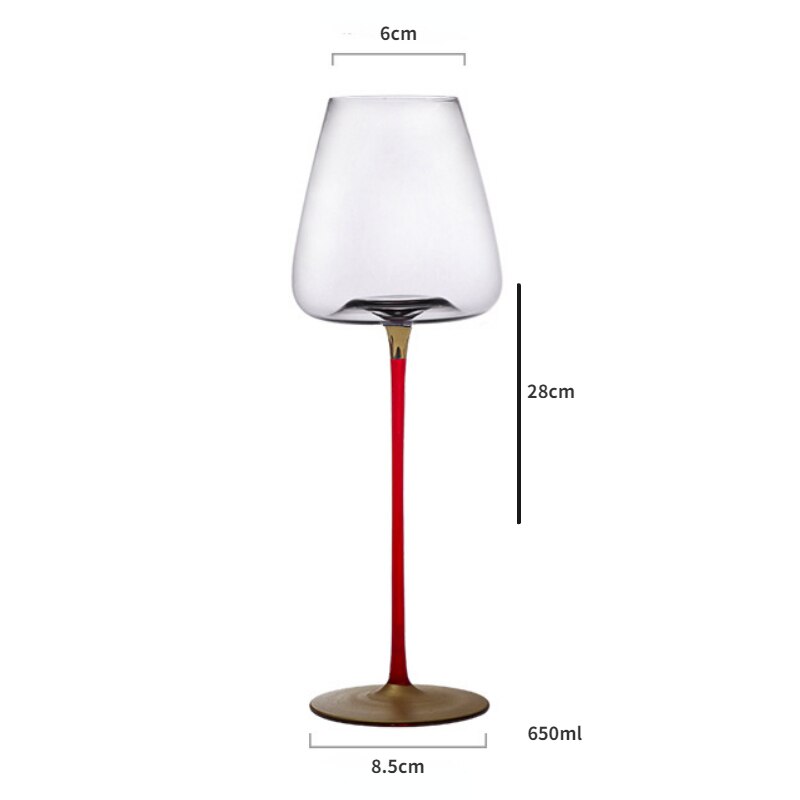 Jogo 2pcs taças em cristal Kea - design moderno