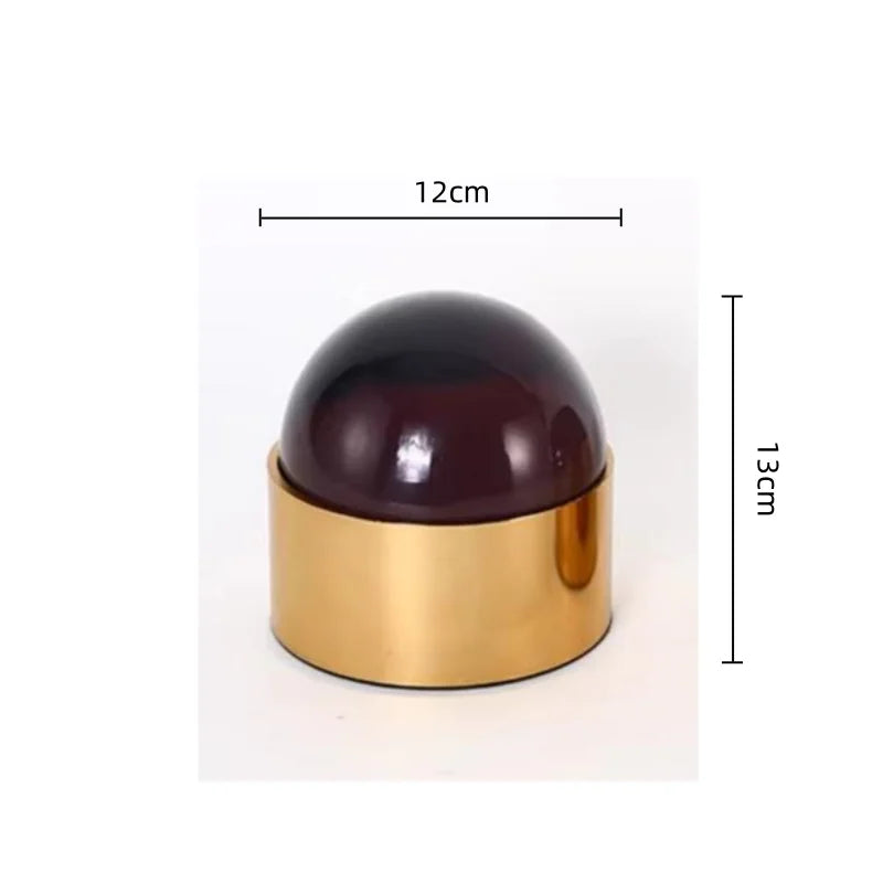 Caixa em metal com Esfera Cristal Colors