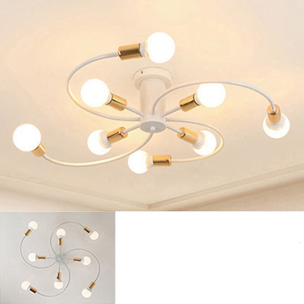 Luminária de teto Curvas - moderno e elegante