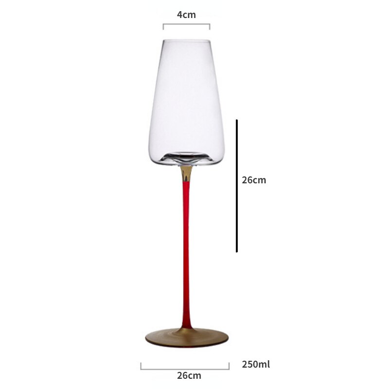 Jogo 2pcs taças em cristal Kea - design moderno