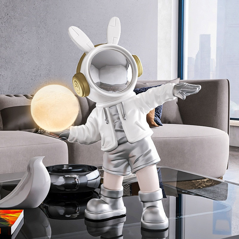 Luminária recarregável Astronauta Descolado - criativa e moderna