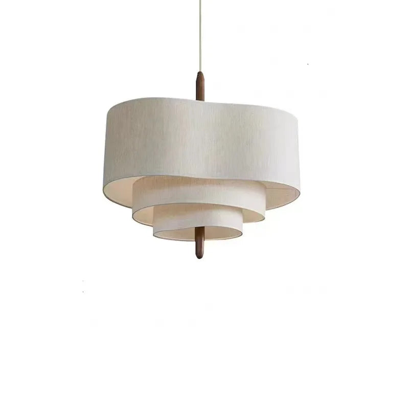 Lustre Movimento - Tecido & Madeira