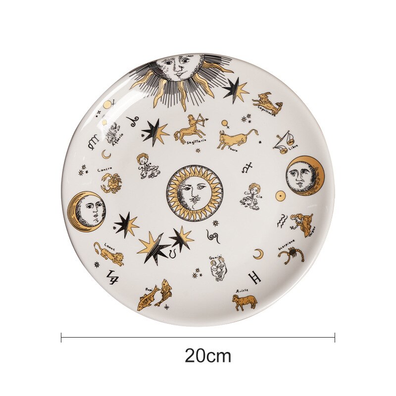 Pratos decorativos Da Vinci - cerâmica e porcelana