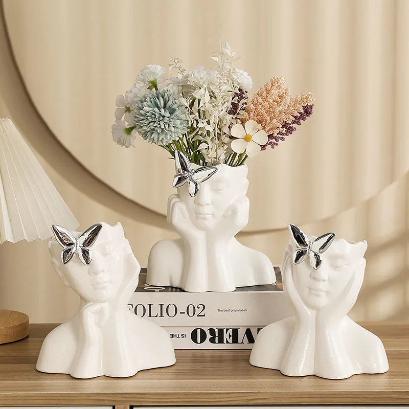 Vaso escultura Aurora - 03 Modelos