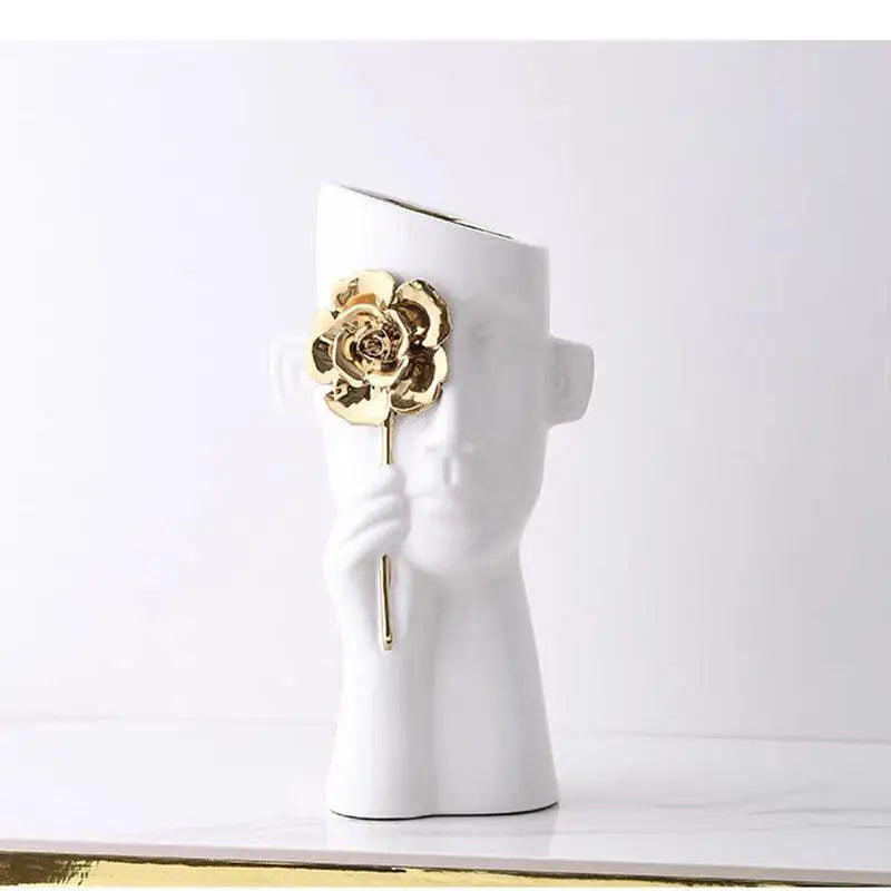 Vaso escultura Eleganza - 02 Tamanhos