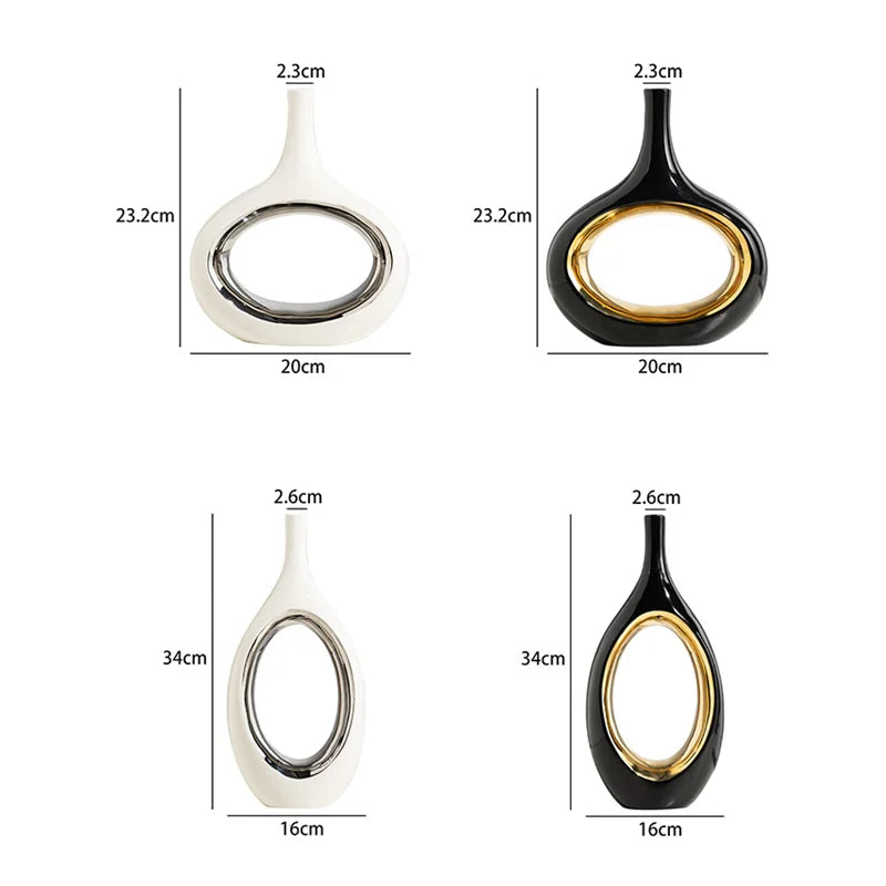 Vasos long luxo - em cerâmica e porcelana