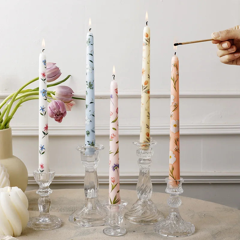 Velas estampadas - Kit 02pcs