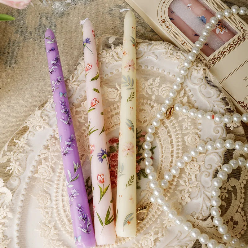 Velas estampadas - Kit 02pcs