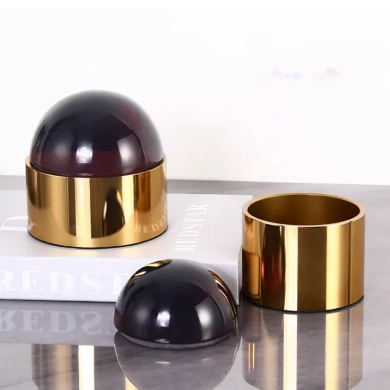 Caixa em metal com Esfera Cristal Colors