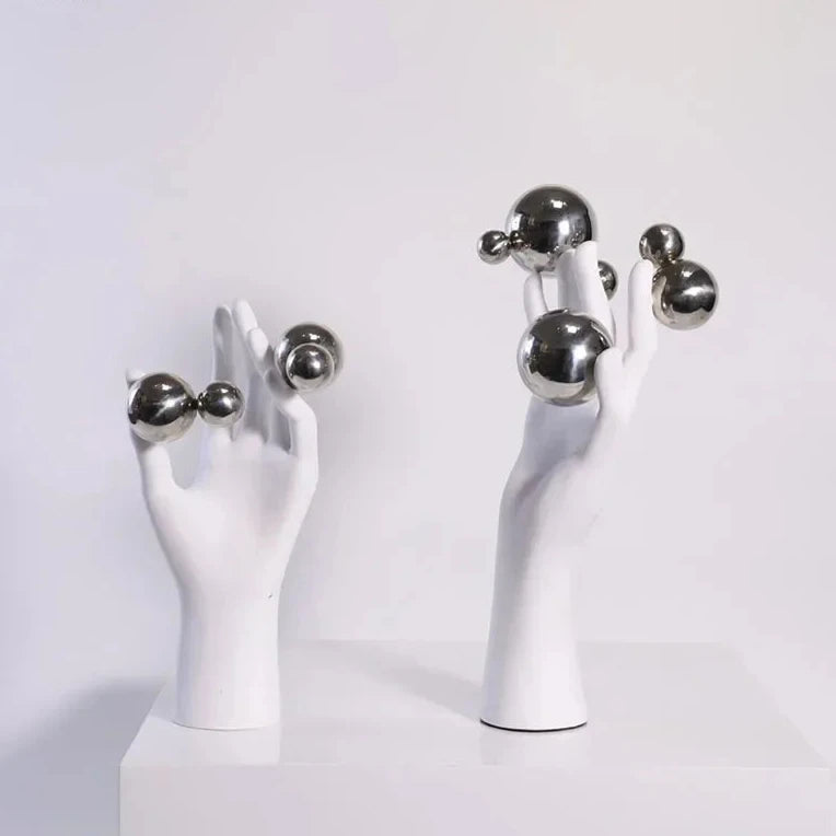 Esculturas decorativas Mãos Contemporâneas