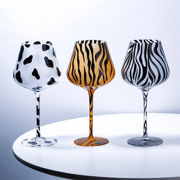Taças em cristal Animal Print - Individual ou Jogo 2pcs