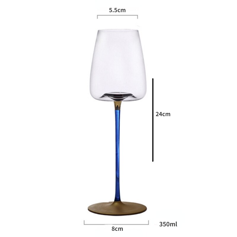 Jogo 2pcs taças em cristal Kea - design moderno