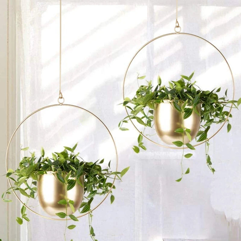 Vasos Suspensos Jungle Colors - em metal