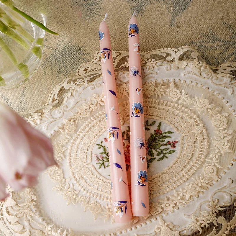 Velas estampadas - Kit 02pcs