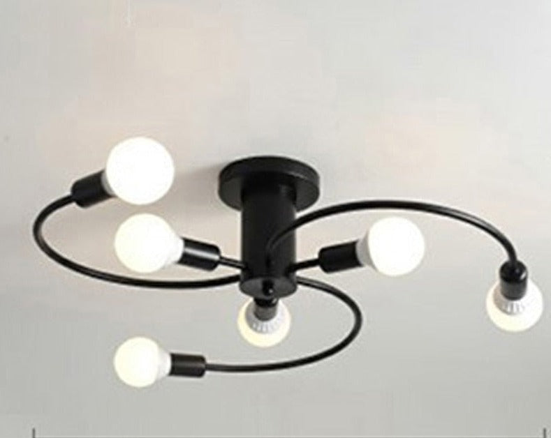 Luminária de teto Curvas - moderno e elegante