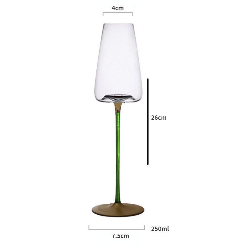 Jogo 2pcs taças em cristal Kea - design moderno
