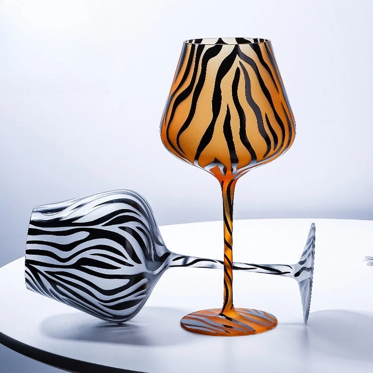 Taças em cristal Animal Print - Individual ou Jogo 2pcs