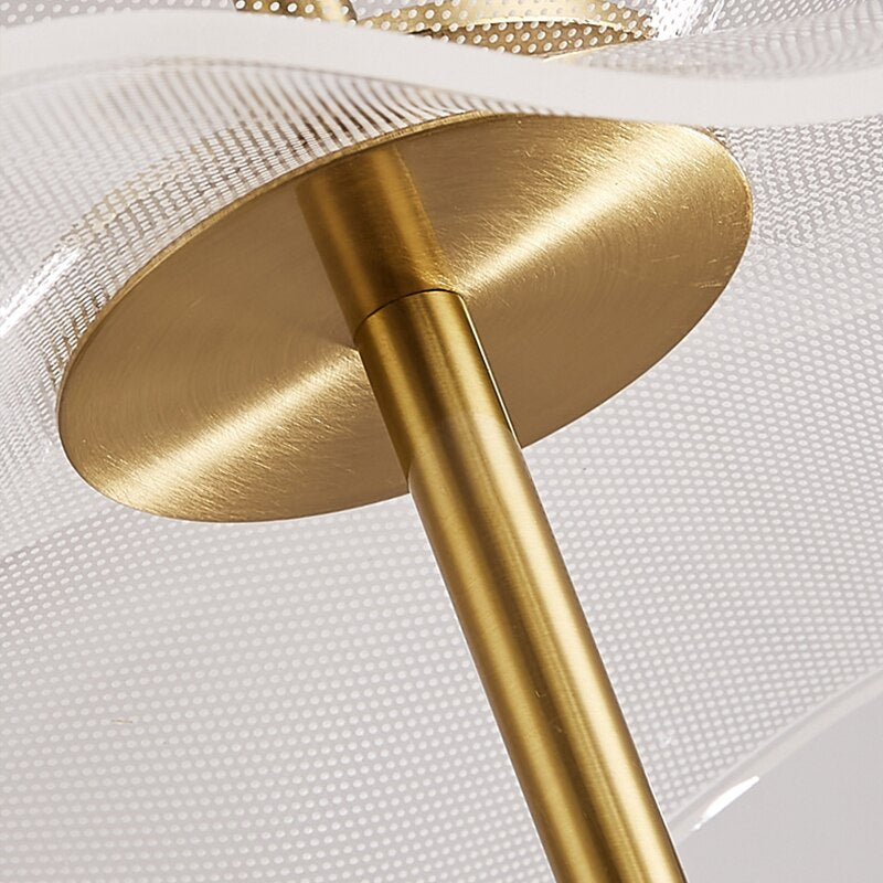 Pendentes Lotus - em metal e led acrílico