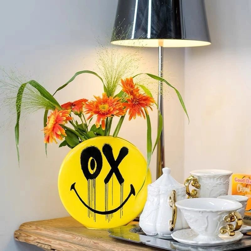 Vasos em cerâmica Smiley - Pop Art